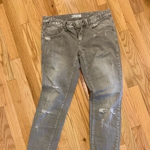 free people ripped grey jeans